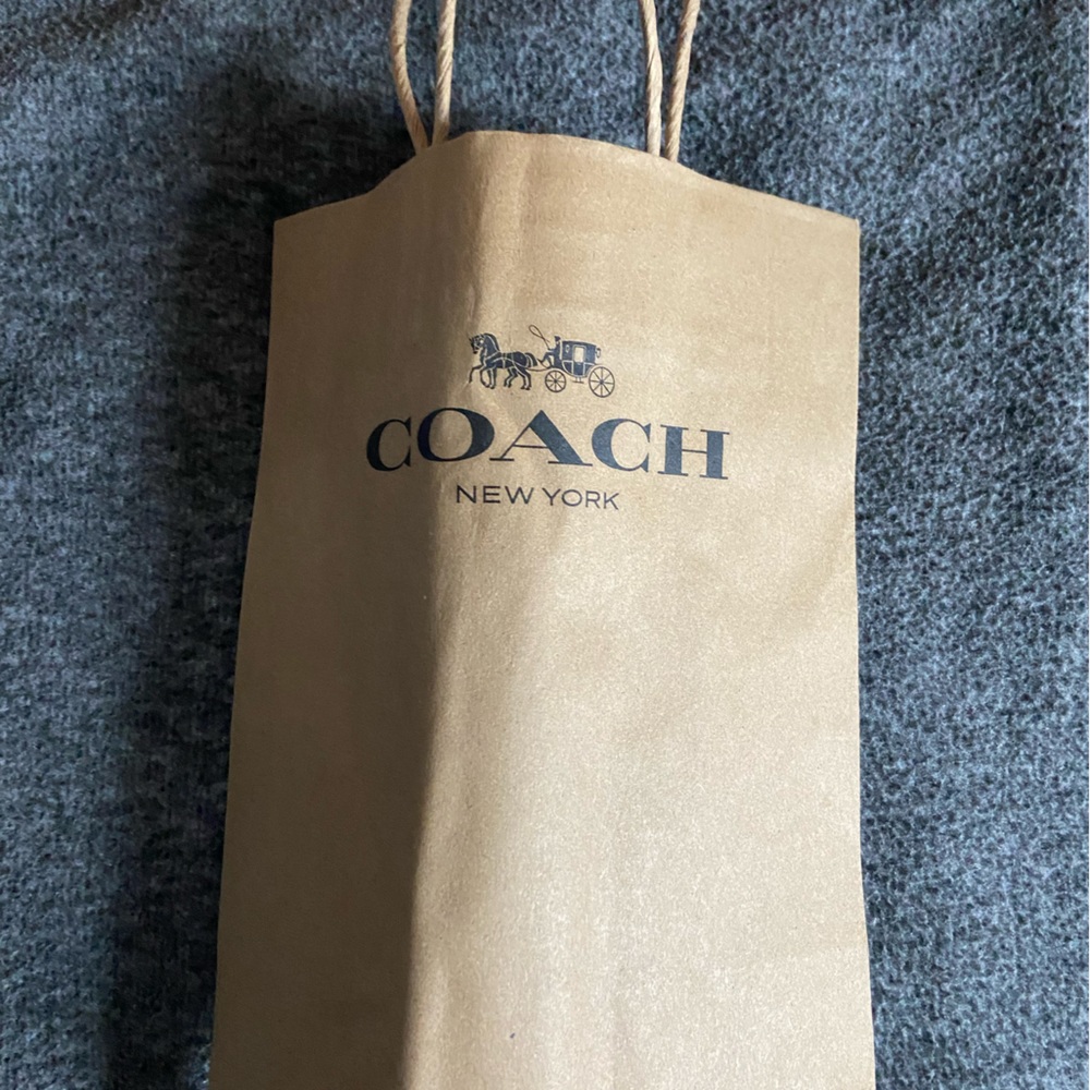 Small authentic coach shopping bag